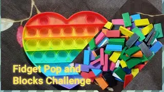 Kids Game Challenge | Fidget Pop Challenge and Blocks Challenge | How to Play Fidget Pop