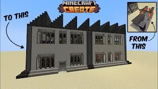 Create 0.5 - STEAM ENGINE POWER PLANT Building - How to make a Factory in Minecraft