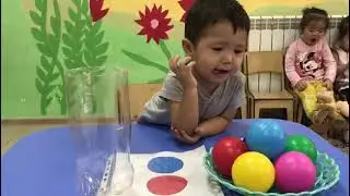 Султанчик садикте! акылды балапаным!