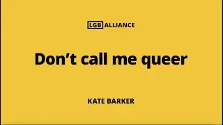 Don't Call Me Queer report launch