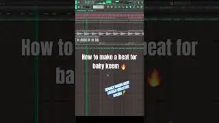 How to make a beat for BABY KEEM 🏄‍♂️ #flstudiocookup #makingabeatfromscratch #producer