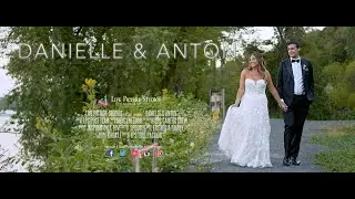 Danielle & Anton Wedding Highlight at River House at Odette’s, PA