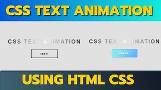 Css Text Animation in Html and Css | CSS Text Hover Effects |Css Animation Effects Tutorial