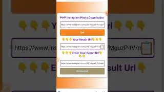Instagram Photo Downloader Tool Preview Only HTML CSS JavaScript And PHP 