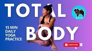15 Minute Total Body Yoga Daily Practice | Warrior III | Black Yoga Teacher Black Yogi