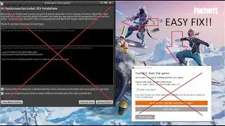 FORTNITE CRASH FIX in season 7( easyanti cheat crash and unreal engine crash fix)