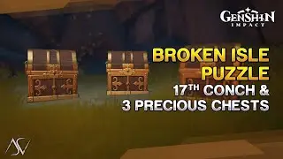 Broken Isle Puzzle 3 Precious Chests & 17th Conch Location - Golden Apple Archipelago