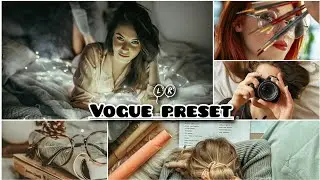 Vogue preset lightroom mobile presets - luxe preset - blogger preset - vogue lightroom preset