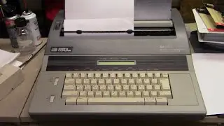 Smith Corona SD 780 Typewriter Problem