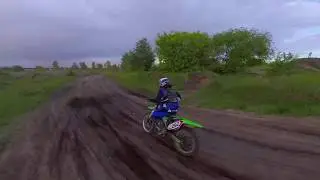 Motocross from FPV drone. As close as possible!