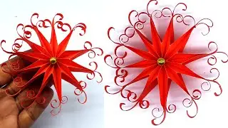 Beautiful Christmas Snowflakes - How to Make Paper Snowflakes - Decorate With Me - Dollar Tree DIY