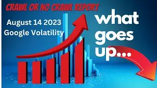 Google Volatility Takes A Dip back to early July 2023 levels   August 14 2023 Indexation Research Pr