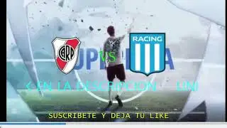 VER RIVER PLATE VS RACING EN VIVO - SUPERLIGA 2019