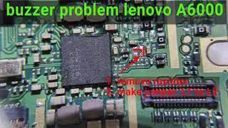 buzzer lenovo a6000 problem