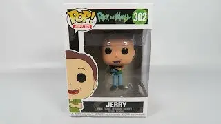 Funko Pop Vinyl Rick and Morty Jerry Unboxing