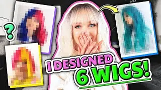 I DESIGNED *MY OWN* LUSH WIGS COLLECTION! 🎉🎀✨