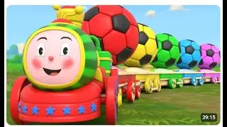 Blue Remicon Truck 🚛 | Assembly Street Vehicles for Kids | Wheels,  & Cabin with Nursery Rhymes 🎶