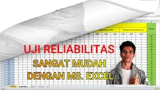 Cara Menguji Reliabilitas Istrumen Penelitian menggunakan MS. Excel