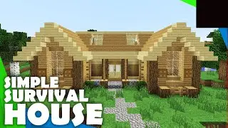 Minecraft: How To Build A House In Survival Mode (PC)