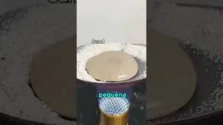 How sand reacts with water and heat 🤔