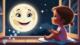 Moon and Stars Lullaby for Babies | Soothing Voice & Relaxing Sleep Music