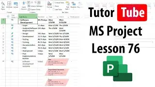 Microsoft Project - Lesson 76 - Setting Date Range for Timeline