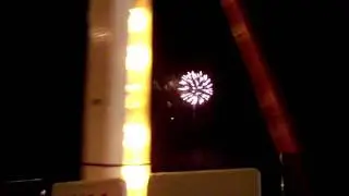 Hamburg Funfest Ferris Wheel Fireworks!