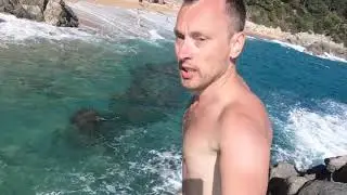 Beach Boys | Nudist Beaches & Crystal Clear Water, skinny dipping in Spain 2018