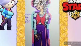 Como dibujar a colette de Brawl Stars /touch rotuladores /👍