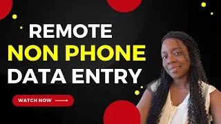 NON PHONE NOW HIRING REMOTE DATA ENTRY REPRESENTATIVES