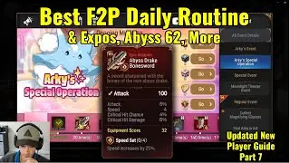Epic Seven - Best F2P Daily Routine, Abyss 62, Expeditions - 2024 Updated New Player Guide Part 7