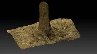 Tree stump 3d model