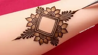 Very beautiful stylish front hand mehndi design | Easy mehndi design | Simple mehndi design | mehndi