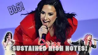 DEMI LOVATO | Eras Sustained Belts!! (B4 - Bb5)