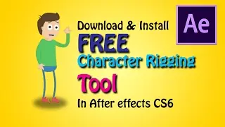 After effects tutorial - free character rigging tool download and install | 2D character rigging