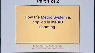 How to use ratio of meters to centimeters and vice-versa using a MRAD riflescope.
