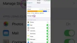 iCloud Storage Separate for each device