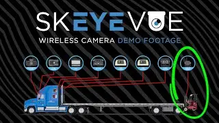 Semi Truck Wireless Camera System - skEYEvue Demo Footage