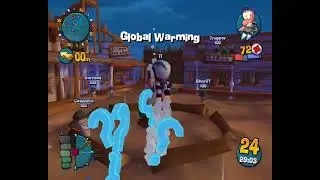 Worms 4 Mayhem | Deathmatch 9 in 1:13 [Modified File]