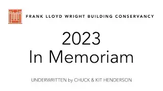 2023 In Memoriam