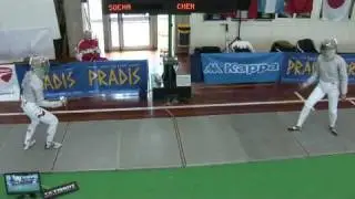 20100312 ws gp Lamezia Terme 32 green SOCHA Aleksandra POL 14 vs CHEN Xiaodong CHN 15 sd No