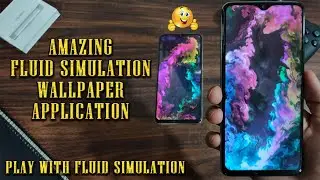 Fluid Simulation Wallpaper | Make Your Homescreen Amazing | Swipe Water Simulation Wallpaper App