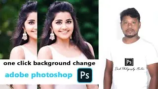 One Click Background Change Adobe Photoshop || Dark photography Mentor || #CreationGanesh || Tamil