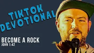 Become a rock | John 1:42 | Tiktok Devotional | Words of Jesus Christ