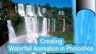 How To Create Waterfall Animation in Photoshop and saving it as GIF or Video type