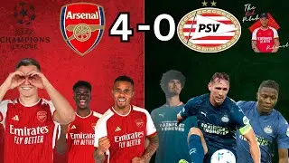 Arsenal 4 - 0 PSV DEMOLITION JOB | Match Review