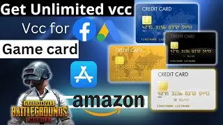 how to get unlimited virtual card | how to buy unlimited vcc | card for google ads | cards for fb ad