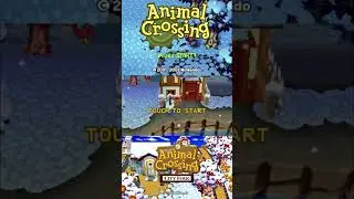 Old-School Animal Crossing Title Screens #shorts