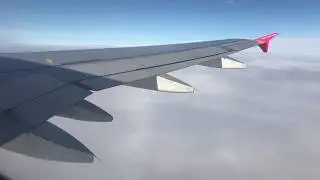 Взлет из аэропорта Домодедово. Takeoff from Domodedovo airport.