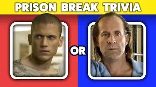 The Ultimate Prison Break Trivia! Easy to Hard 🔍
